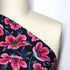 Artlux ~ 'Peony Pop - Pink & Black' Luxury Cotton Lawn ~ Made in Italy